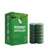 12 Pack Natural Mouse Rodent Repellent with Camphor Peppermint Oil, Indoor Outdoor Pest Control for Garage Kitchen Basement