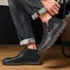 TUINANLE Frühling Handgefertigt Leder Herren Stiefel Design Sneaker Mann Atmungsaktiv Freizeit Schuhe Stiefeletten Outdoor
