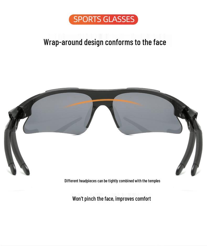 European & American Cycling Sunglasses - Outdoor UV Protection, Colorful 9206 Sports Sunglasses.