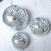 Set of 3 Disco Ball Half Sphere Wall Decoration Mirror Tile Party Backdrop Accent with Adhesive Pad for Room Styling