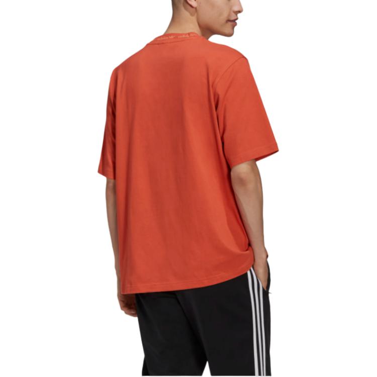 Adidas Originals T Shirt Men's Orange Red HB8046