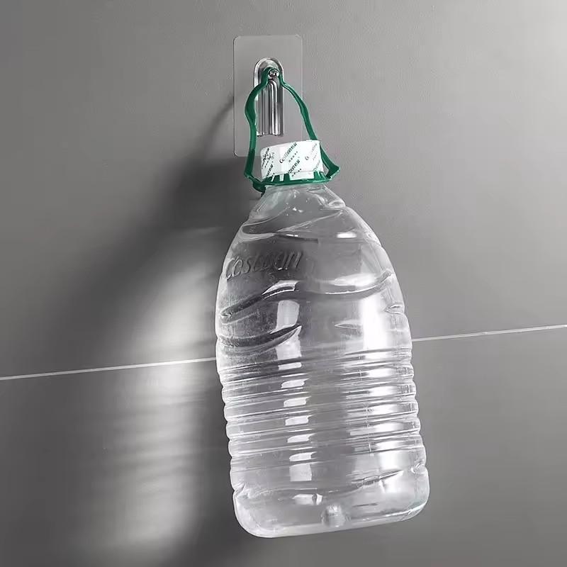 10Pcs No-punch Screw Sticker Strong Non-marking Hangers Nail-free Hooks Sticky Hooks Load-bearing Screws No-punch Screw Sticker