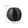 Sculptural Metal Sculpture | Vase Ornament, Minimalist, Tabletop for