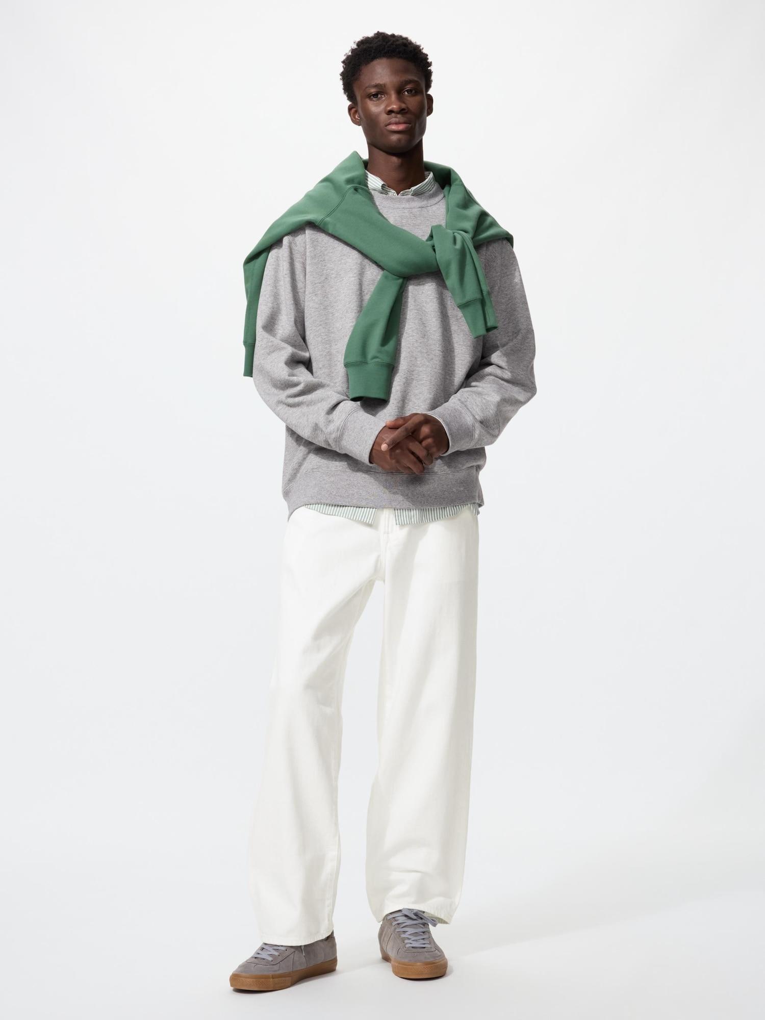 Мешковатые джинсы Uniqlo Япония 01 OFF WHITE/27