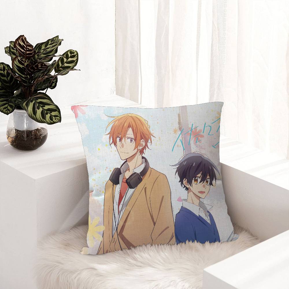 S-Sasaki And-M-Miyano Cushion Cover Polyester Sofa Cushions Decorative Throw Pillows Home Decoration Pillowcover