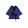 Adidas Patchwork Pocket Detail Sports Hoodie Jacket Men Outerwear Navy HE9927