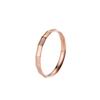 Japanese and Korean Simple New Titanium Steel Ring Korean Version Ins Couple Ring Fashion Versatile Bamboo