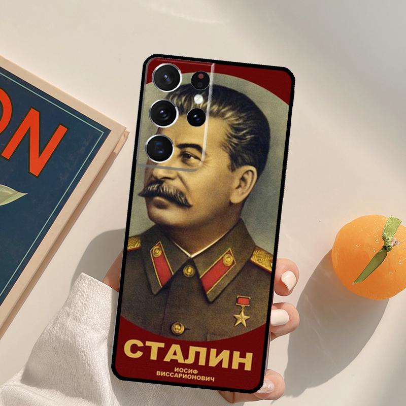 Stalin Phone Case For Samsung Galaxy S24 S25 S26 Ultra S20 S21 S22 S23 Plus S10 S25 FE Back Cover