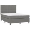 VidaXL Sommier à Lattes de Lit avec Matelas et LED, Lit Rembourré, Lit Double, Lit Adulte de Chambre à Coucher Intérieur, 3135030