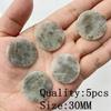Natural Flash Labradorite Stone Charm Pendant Healing Semi-precious Stone Connector for Jewelry Making Necklace Accessories Gift