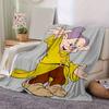 1 pezzo, Coperta Nano Dopey Disney Morbida e Accogliente Plaid per Arredamento Casa, Copridivano, Viaggio
