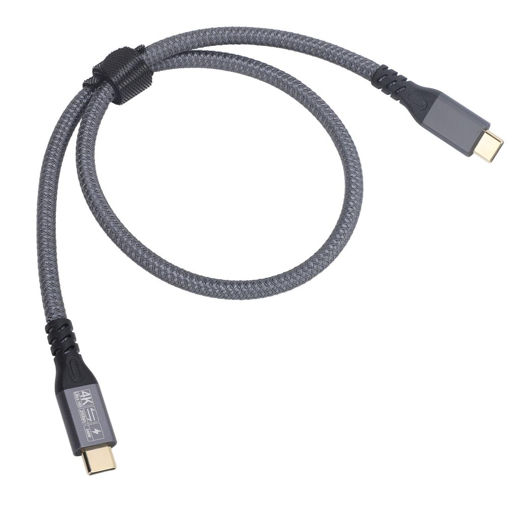 USB C To USB C Cable Support 20Gbps Data Transfer 240W Fast Charging 4K 60Hz Video Output USB C 3.2 Gen 2 Cable
