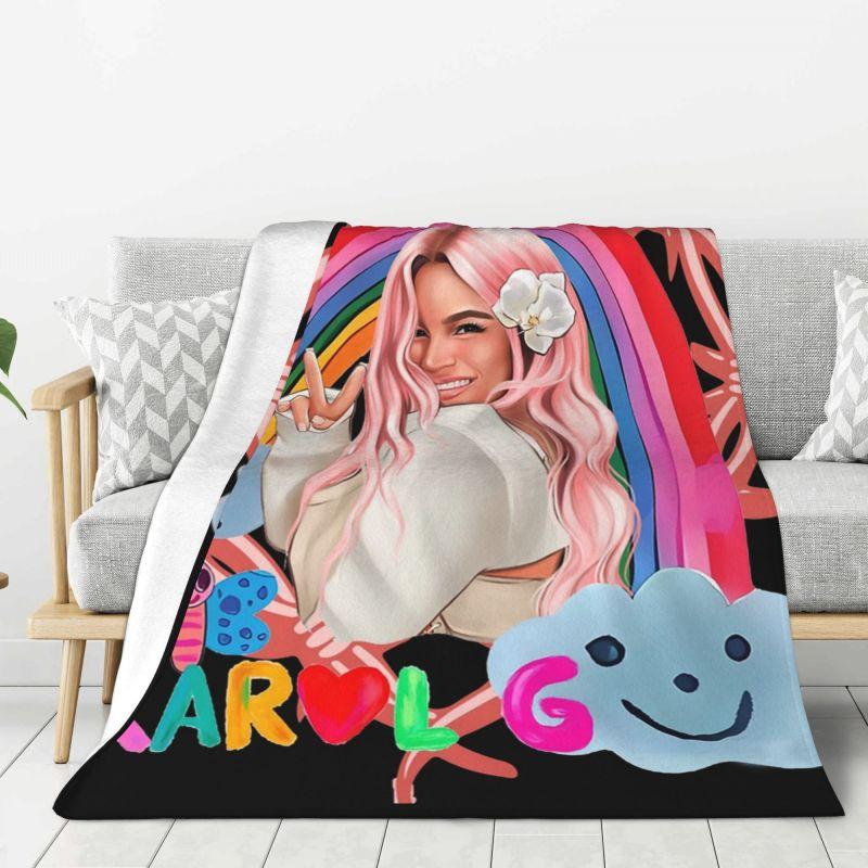 Custom Manana Sera Bonito Karol G Blanket Warm Fleece Soft Flannel Throw Blankets for Bed Couch Home Autumn