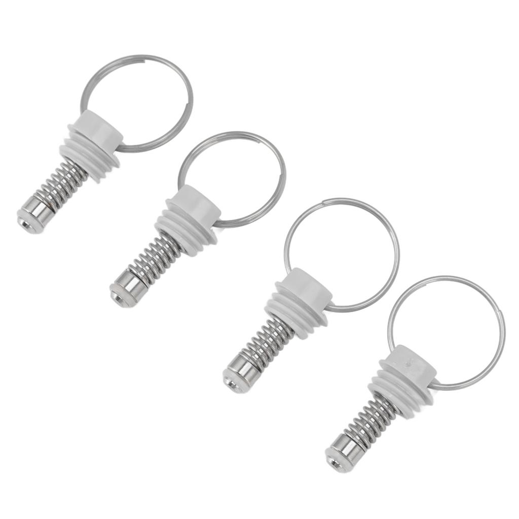 4Pcs Ball Lock Keg Pressure Relief Valve Stainless Steel Keg Lid Pressure Relief Valve Home Beer