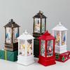 Portable Christmas LED Lights DIY Crafts LED Wind Light Retro Candle Lamp  Christmas Tree