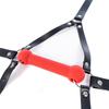 Elastic Bridle Bit Mouthpiece Headgear Mask - Kinky SM Gag for Women