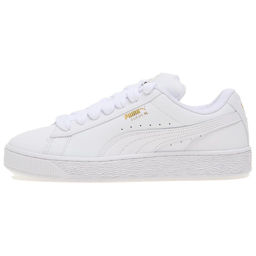 New PUMA Suede Xl Low Top Skateboard Shoes Unisex White 397255-01