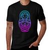 Babushka Doll Tshirt No Iron Casual Short Sleeve Top