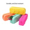 Sacchetti Zip in Silicone Riutilizzabili a Forma di Cuore Sacchetto in Silicone Borsa Cosmetica Portatile Astuccio per Pennelli da Trucco per Donne