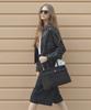 Clave Luna Suede Dark Brown Tote Bag