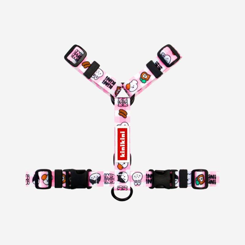 KINIKINI BRUNCH CHECK HARNESS-PINK