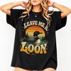 Leave Me a Loon Shirt, Retro Sunset Graphic Tee, Vintage Common Loon Art, Lake Lover Gift, Groovy Nature Apparel