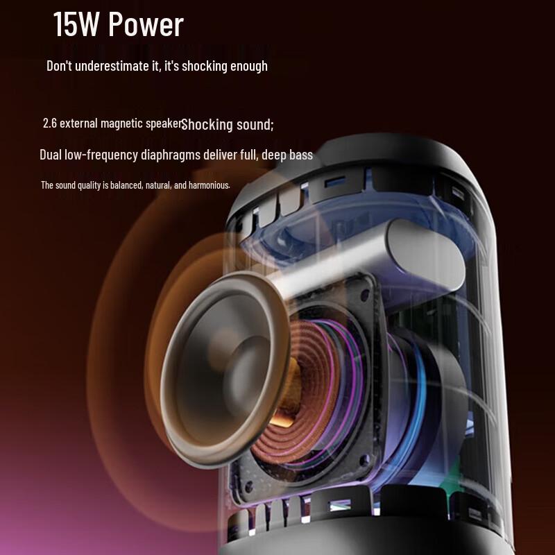 W-King D110 Portable RGB Bluetooth Speaker