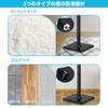 BQKOZFIN Speaker Height Speaker 10kg Load Includes Japanese Black of Stands, 80-106cm, Mounts, Capacity, Instructions, [Set 2]