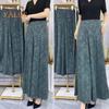 Pantaloni Casual da Donna con Stampa Floreale e Tasche Rinforzate a Vita Media a Gamba Larga Pantaloni Stampati Casual Streetwear