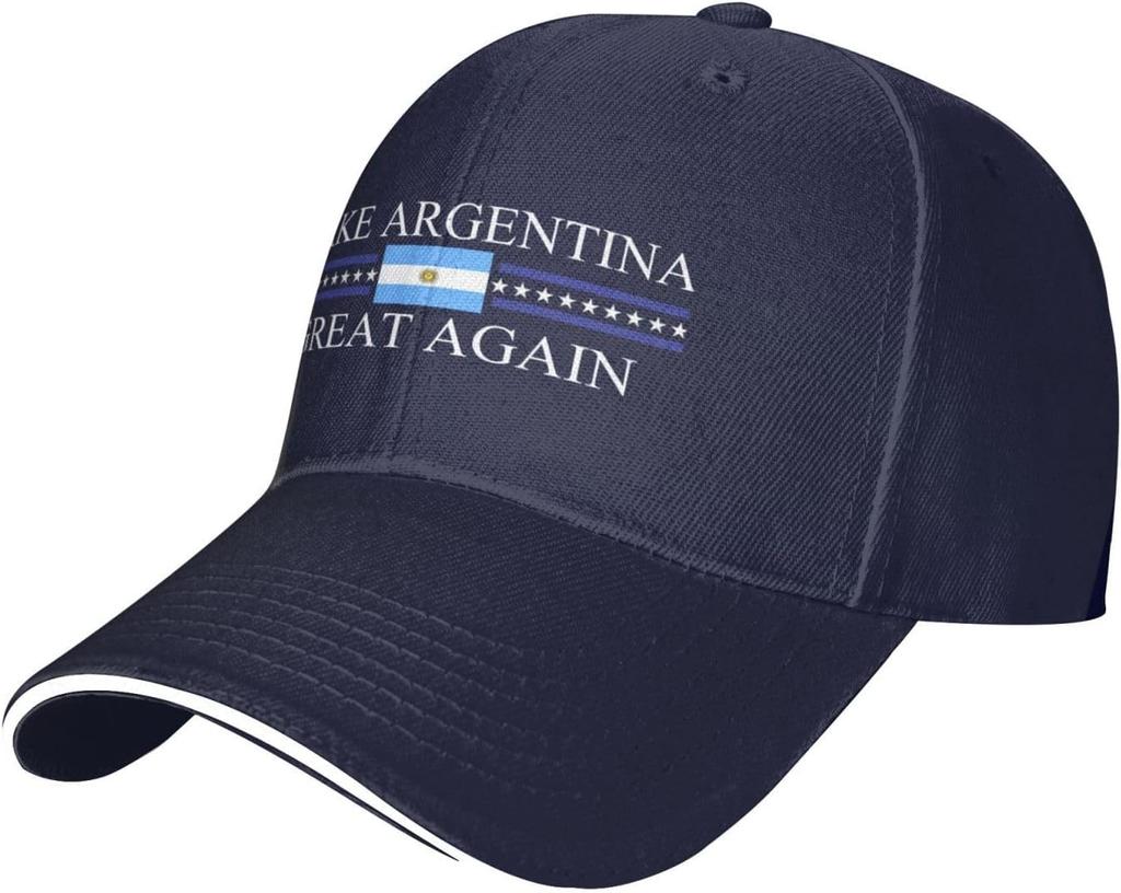 Make Argentina Great Again Hat Unisex Baseball Caps Graphic Hat