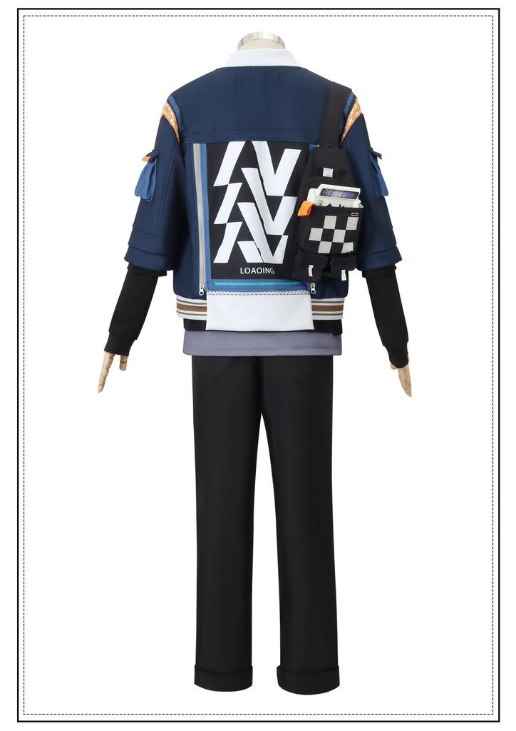 ZOMOZO Zenless Zone Zero Cosplay Costume with Wig for Perfect for School and Halloween Size Adults, Festivals, Events, (Akira, S)