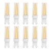 10pcs G9 3W Light Bulbs for Household Wall Light Ceiling Lamp AC 110V (Warm White)