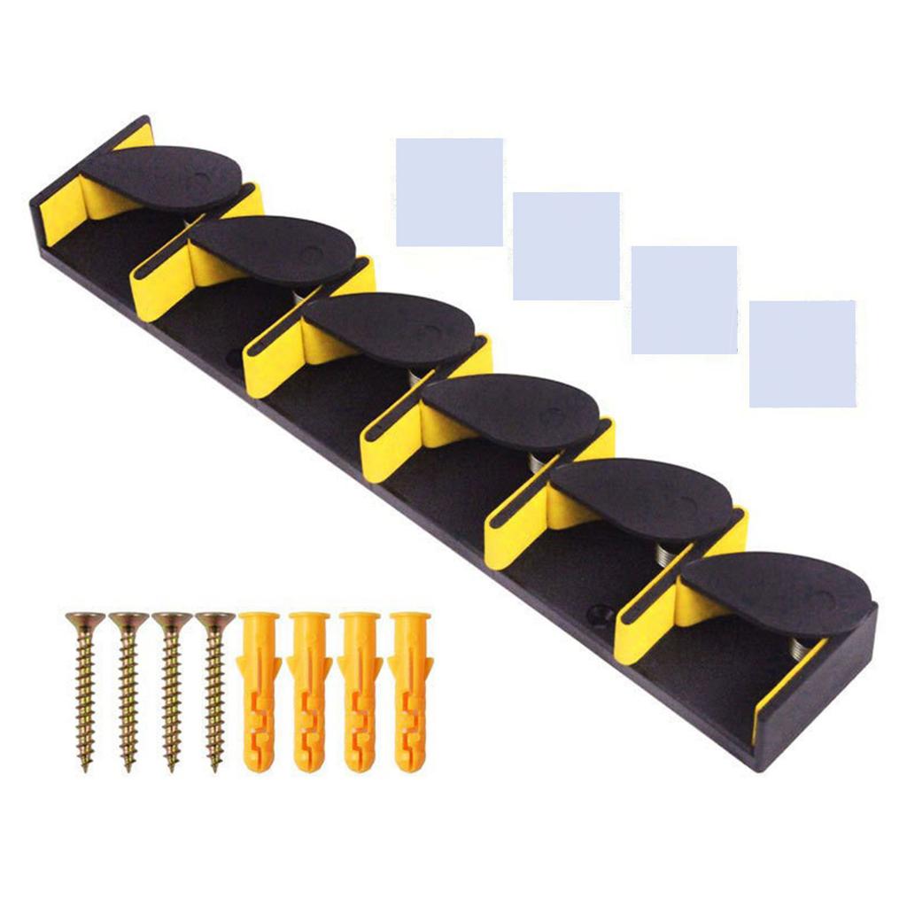 Fishing Rod Holder Organizers Wall Mounted Fishing Rod Rack Store 6 Rods Fishing Rods Holder Garage No Drill Rod Rack