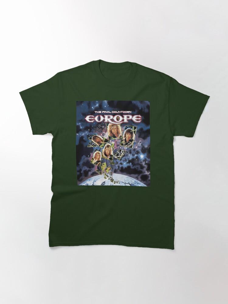 Europe The Final Countdown Foureb Europe Band War Of Kings Classic T-Shirt