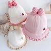 Sweet Princess Lace Brim Bow Hat for Baby Girls - Spring/Autumn