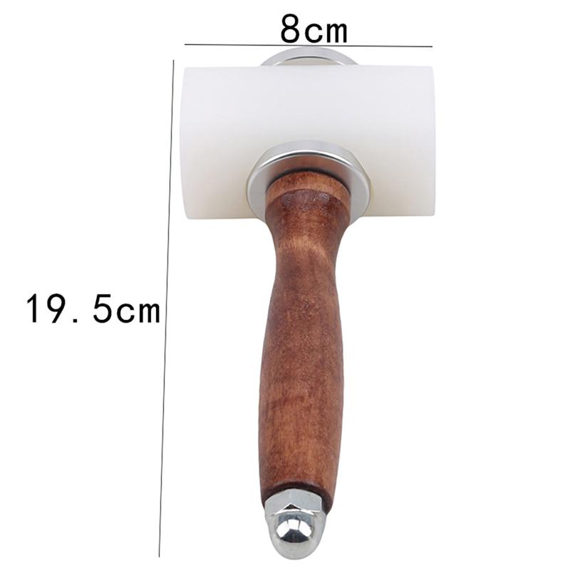 Leather Carving Cowhide Punch Leather Punch Hammer Durable DIY Leathercraft Carving Hammer