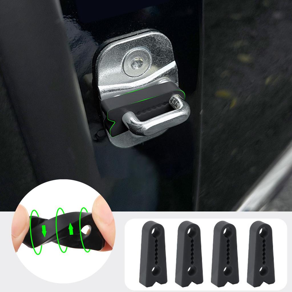 Car Door Damper Reduce Noise Secure Fit Car Door Lock Protective Cover For Commuting Short Trips Urban Riding Family Outings RV
