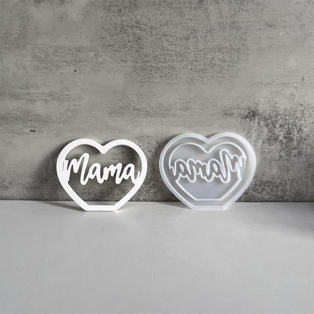 Hollow Atmosphere Lamp Mold DIY Crafts Mama Letter Love Mold  Party Favors