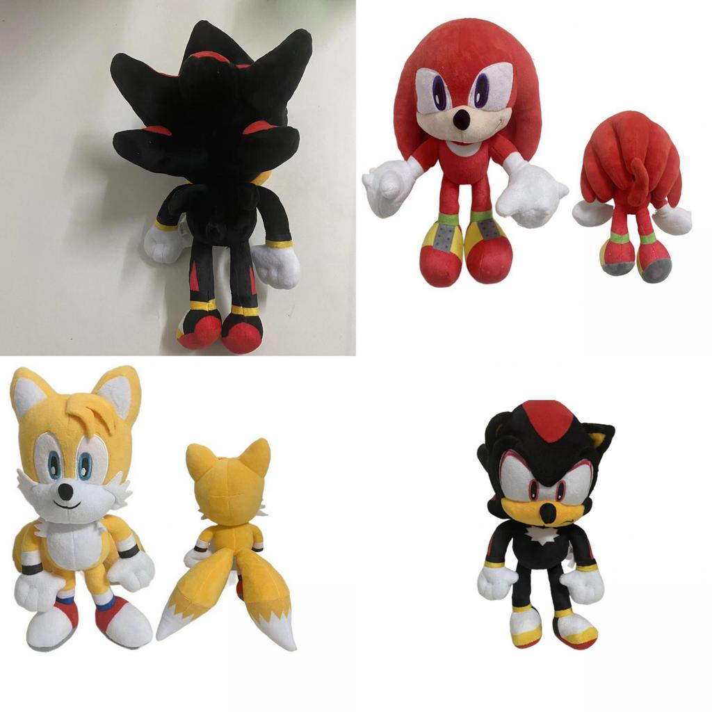 Niedliches 30cm Sonic Tails Plüsch Shadow The Hedgehog Knuckles Spielzeug Super Sonic Weiches Plüsch für bequemes Kuscheln