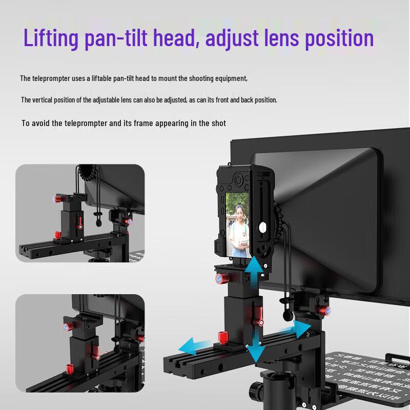 TY-T5K Mobile/Tablet Teleprompter for Studio & Camera