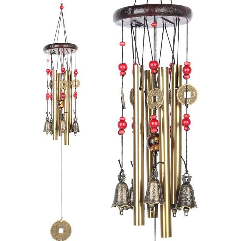 Latest Large Wind Chime Tubes Bells Metal Church Bell Outdoor Garden Home Garden Decor Hanging Wind Chime Symbol Of Good Luck