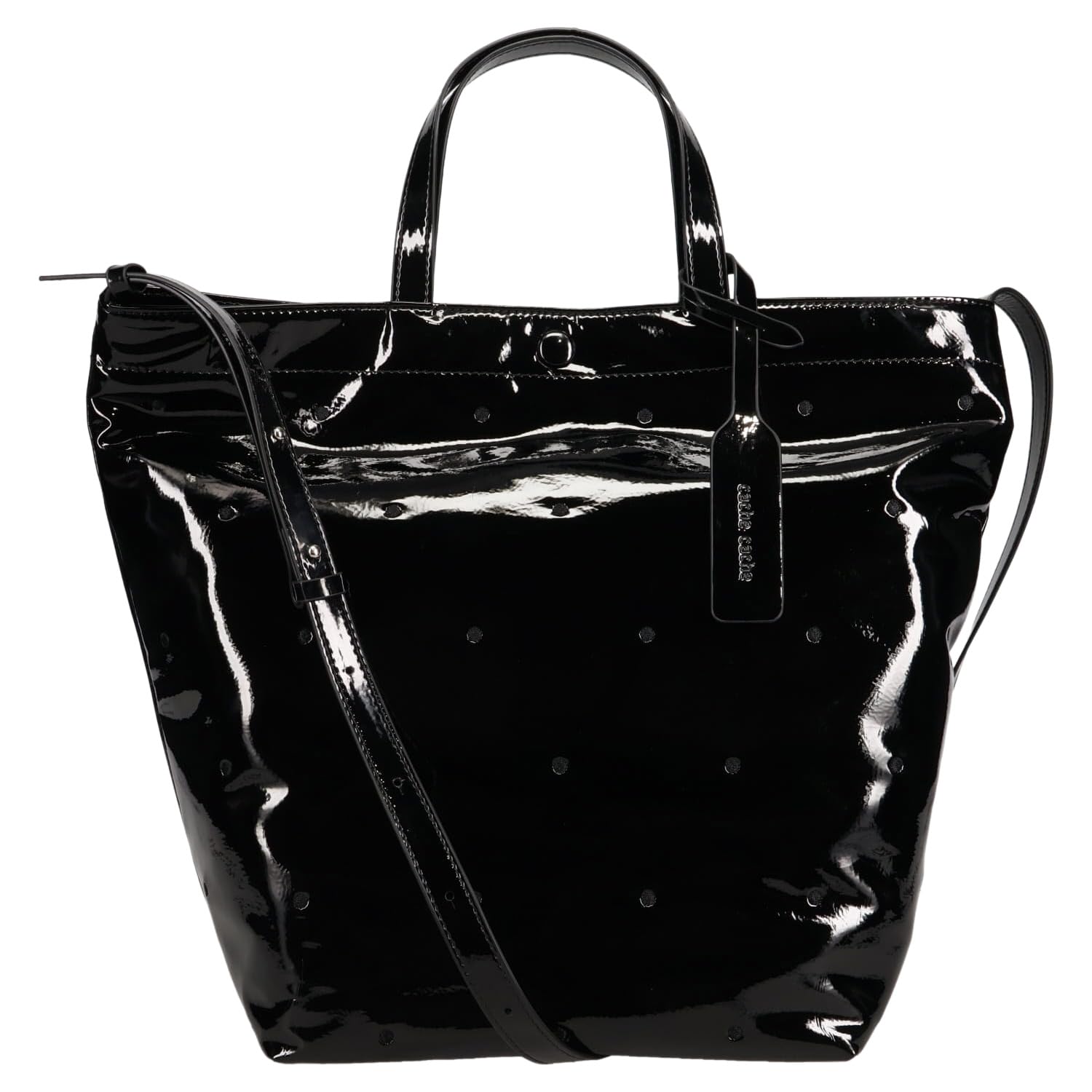 Эмалевая двусторонняя сумка-тоут