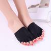 Women's Summer Toe Cover: Half-Palm High Heel Five-Finger Invisible Socks