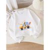 Kids Crewneck Sweatshirt, Vibrant Cement Mixer Truck Graphic Print,Spring Autumn Casual Sport Tops
