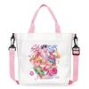 Anime Cartoon Print Office Worker Commuter Portable Messenger Bag Student Large Capacity Casual Handbag