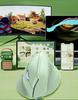 Ergonomic Wireless Bluetooth Dual-Mode Silent Vertical Mouse with Comfortable Grip for Convenient Office Use