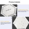 Stainless Steel Paint Coating Hexagon Wet Film Comb Anticorrosion Not Easy To Rust Wet Diaphragm Thickness Gauge Silver