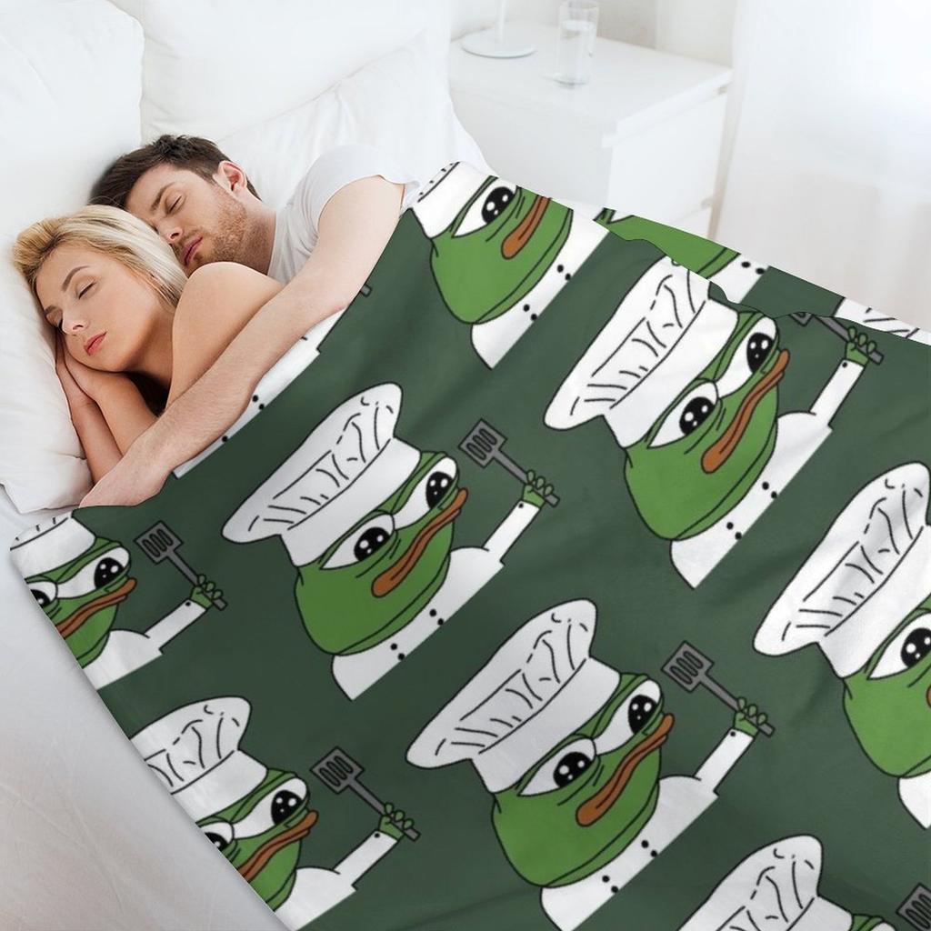 Peepo Chef Throw Blanket Soft Beds Soft Plaid Plaid On the Sofa Shaggy Blankets