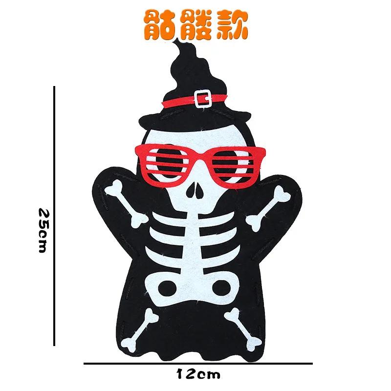 Halloween Hand Puppet DIY Craft Toy Felt Sewing Kit Hand Finger Story Puppet Kindergarten Creative Children Educational Toy Gift
