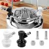 1Pair Ball Lock Keg Fittings Ball Lock Disconnect Set Leak Free Ball Lock Keg Fittings for Keg Post Coupler Beer Homebrew Tools